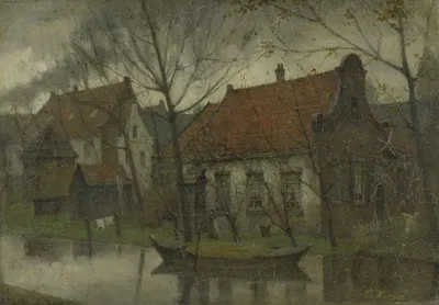 Вид в деревне by Эдуард Карсен, 1885 - 1900 — digital art print download
