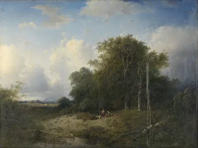 Landscape by Frederik Hendrik Hendriks, 1840 - 1865 — digital art print download
