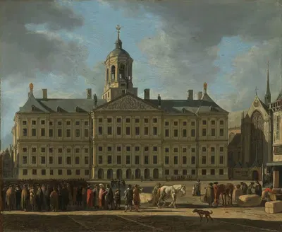 Ратуша на площади Дам, Амстердам by Геррит Адриансз. Беркхейде, 1672 — digital art print download