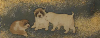 Puppies by Маруяма Окё, 1781 — digital art print download