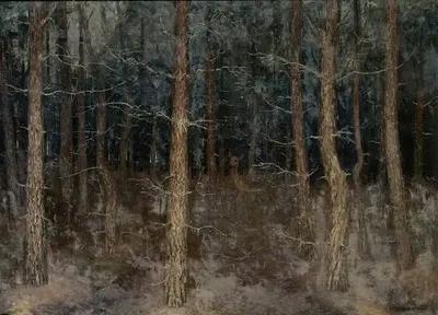 'Мистические тропы'; лесной вид by Гюст ван де Уолл Перне, 1907 — digital art print download