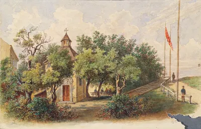 Капелла Бригитты в Вене-Бригиттенау by Густав Зафарек, 1891 — digital art print download