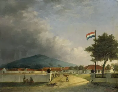 Сахарный завод Кедавонг рядом с Пасуруаном, Ява by Х. Т. Хесселаар, 1849 — digital art print download