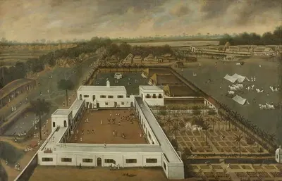 Голландская плантация в Бенгалии by Хендрик ван Шюленбург, 1665 — digital art print download
