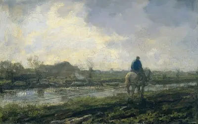 Jaagpad by Jacob Maris, 1894 — digital art print download