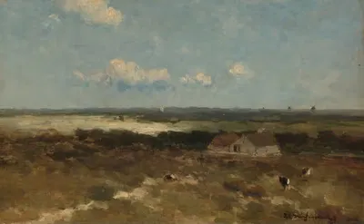 Дюнный пейзаж by Йохан Хендрик Вайсенбрух, 1870 - 1896 — digital art print download