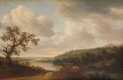River view by Johan Pietersz. Schoeff, 1631 — digital art print download