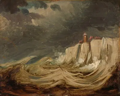 Штормы на побережье by Иоганнес Тавенрат, 1830 - 1860 — digital art print download