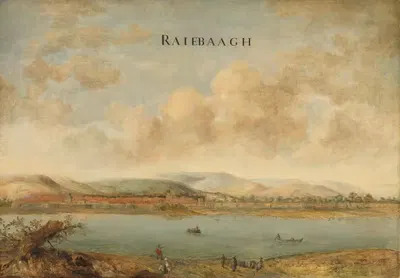View of the City of Raiebaagh in Visiapoer, India by Johannes Vinckboons — digital art print download