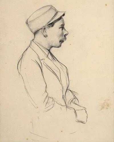 Portrait of a Man by Сантьяго Русиньоль, 1895-1897 — digital art print download