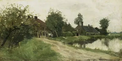 У Бройкелен на Вехте by Николас Бастер — digital art print download