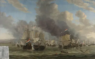 Битва при Ливорно by Рейниер Номс, 1653 - 1664 — digital art print download