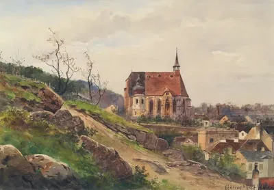 Aus Mödling by Vincenz Havlicek, 1897 — digital art print download