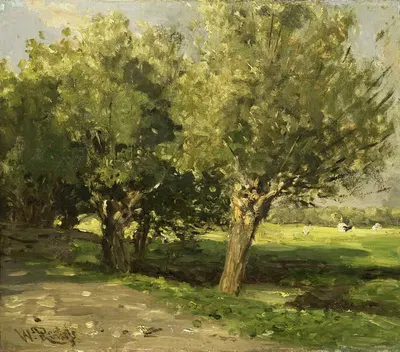 Ивовые деревья by Виллем Роэлофс, 1875 - 1885 — digital art print download