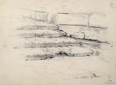 Study of Steps by Сантьяго Русиньоль, 1880-1885 — digital art print download