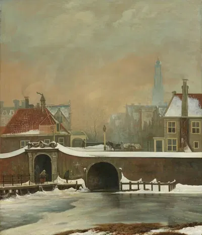 Раампорт в Амстердаме by Вутер Иоганнес ван Троствайк, 1809 — digital art print download