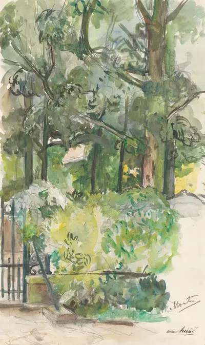 Вид в саду by Барбара Элизабет ван Хаутен, 1872 - 1950 — digital art print download