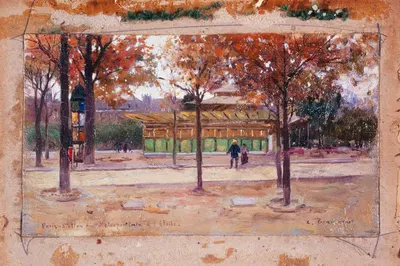 Вход в метро, площадь Этуаль by Карло Бранкаччо, 1900-1907 — digital art print download