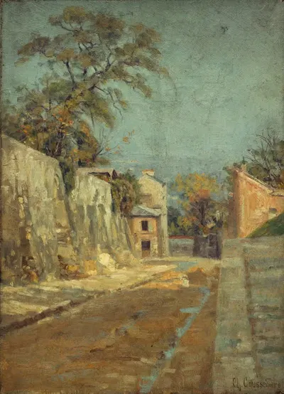 La Rue des Saules à Montmartre by Charles Jean Coussedière, 1895 — digital art print download