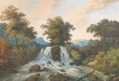 Вид на реку Кема, Водный рынок by Шарль Уильям Мередит ван де Вельде, 1838 - 1898 — digital art print download