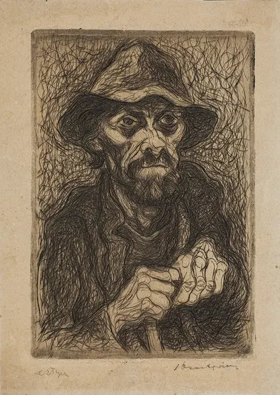 Chłop by Станислав Осостович, 1930 - 1934 — digital art print download