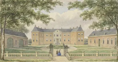Дом Ампсен, рядом с Лохем by Кристианус Хендрикус Хейн, 1825 - 1879 — digital art print download