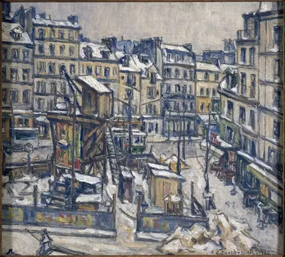 Travaux du métropolitain, à l'angle de la rue du faubourg Saint-Antoine et de la rue de Reuilly. by Germain David-Nillet,…