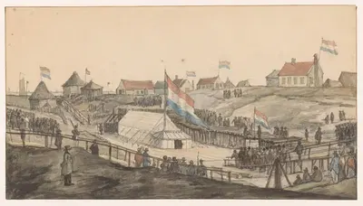 Первоначальная закладка для Виллемсслюиса, 1820 by Геррит Ламберц, 1820 — digital art print download