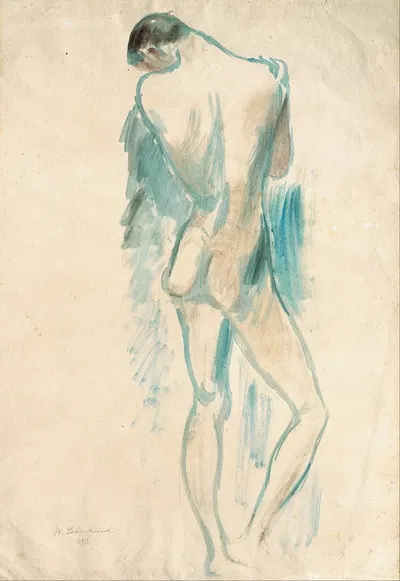 Standing Youth by Вильгельм Лембрук, 1912 — digital art print download