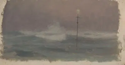 Croix et vague, Bretagne by Henry Brokman, 1905 — digital art print download