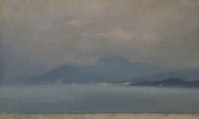 Etude de paysage by Henry Brokman, 1911 — digital art print download