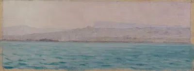 Rive du Nil, Egypte by Henry Brokman, 1891 — digital art print download