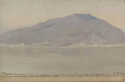 Trapani, Monte San Giuliano (Sicile) by Henry Brokman, 1899 — digital art print download