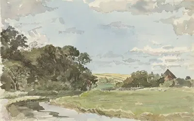 Пейзаж на Текселе by Ян Хойнк ван Папендрехт, 1879 — digital art print download