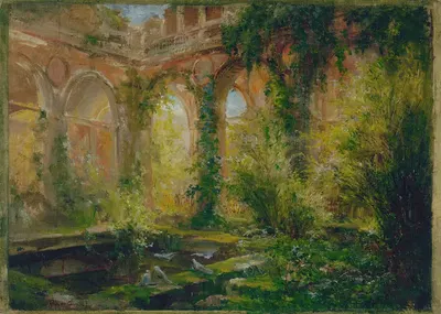 Руины Дворца счетов; зал праздников by Жан Батист Эдмон Аллуар, 1875 — digital art print download