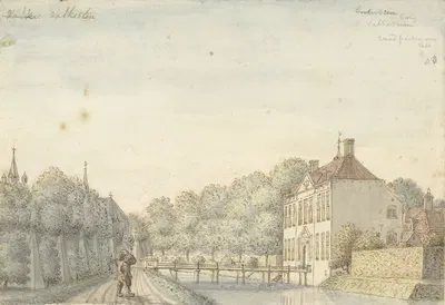Huis Barbistein in Heinkensand by Joseph Adolf Schmetterling, 1821 — digital art print download