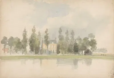 Дом на Влит в Ворбурге by Лодейк Иоганнес Клейн, 1827 - 1897 — digital art print download