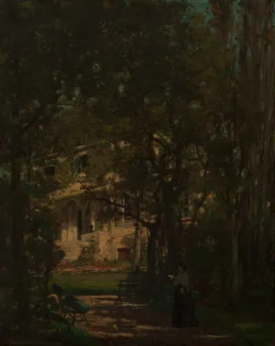 Загородный дом художника by Александр Фальгюер, 1880 — digital art print download