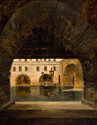 Кагнары от Отеля Богу by Александр Пау де Сент-Мартен, 1826 — digital art print download