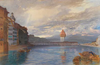 Lucerne by Alfred William Hunt — digital art print download