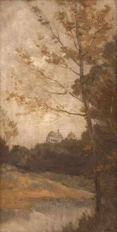 Парк Монсури by Огюст Пуан텔ин, 1888 - 1892 — digital art print download