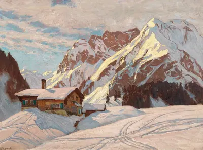The Karwendel Mountains by Carl O'Lynch of Town — digital art print download