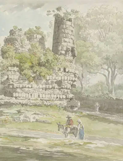 Граф Гораций на Виа Аппия by Карло Лабруцци, 1789 — digital art print download