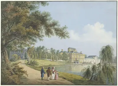 Вид на дворец Соестдейк by Корнелис де Круйфф, 1784 - 1828 — digital art print download
