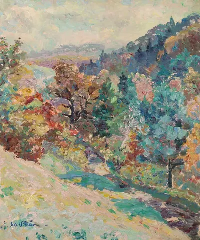 Vallée de Calamine. Automne by Emmanuel de La Villéon, 1899 — digital art print download