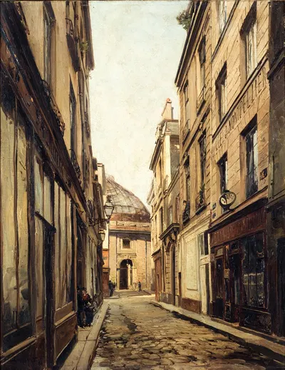 Улица Соваль by Эммануэль Лансье, 1886 — digital art print download