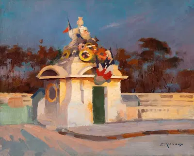 Площадь Согласия, статуя города Страсбурга by Эрнест Жюль Рену, 1918 — digital art print download