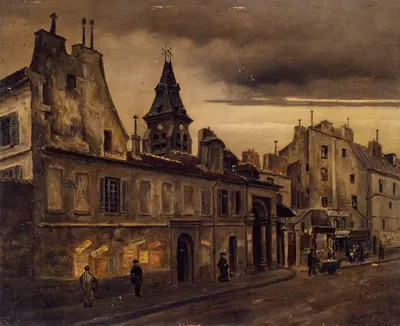 Улица Добентон by Эжен де Менорваль, 1902 — digital art print download