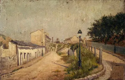 Улица Пот-о-Ле by Эжен де Менорваль, 1894 — digital art print download
