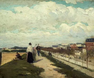 Les Fortifications, boulevard Berthier by Ferdinand Marks, 1902 — digital art print download
